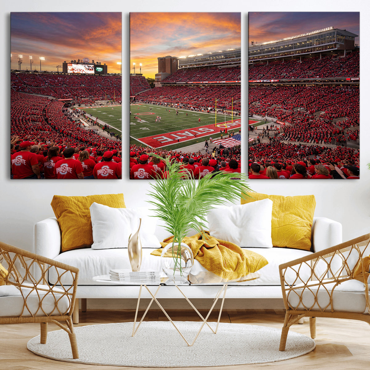 73119077-MGV-CV-36X24 - Stadium Wall Art Canvas Print