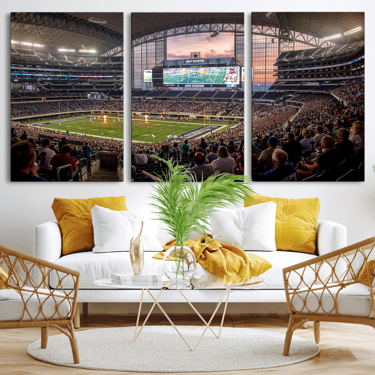 61524160-MGV-CV-36X24 - Stadium Wall Art Canvas Print