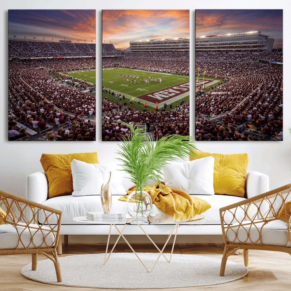 66624578-MGV-CV-36X24 - Stadium Wall Art Canvas Print