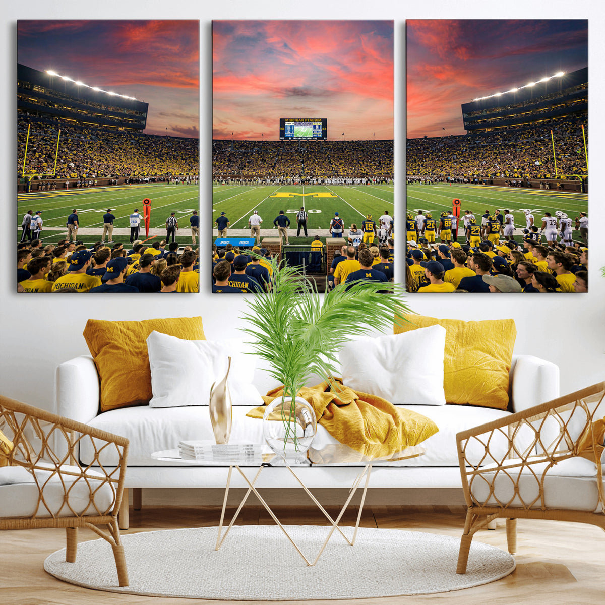 47185949-MGV-CV-36X24 - Stadium Wall Art Canvas Print