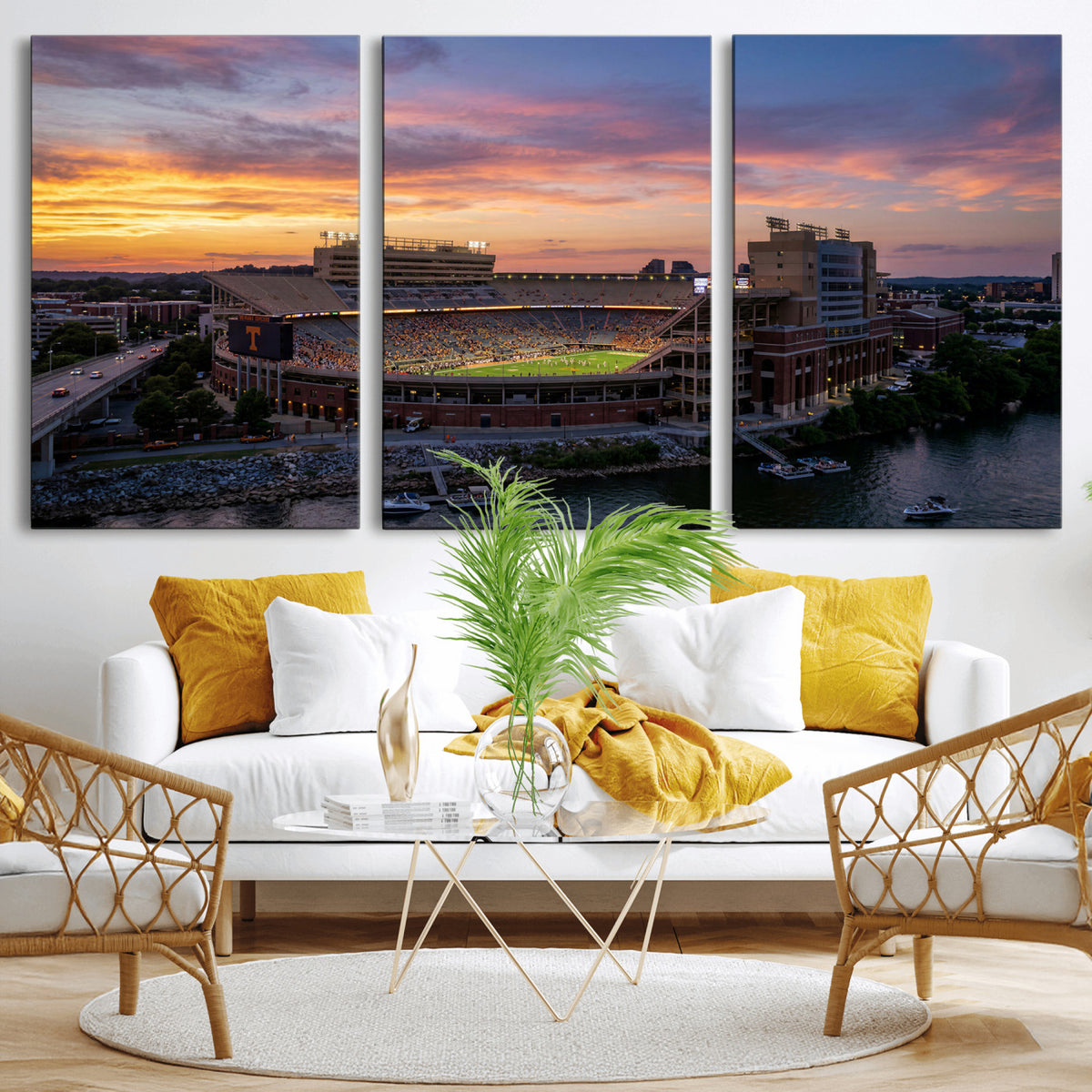 61093642-MGV-CV-36X24 - Stadium Wall Art Canvas Print