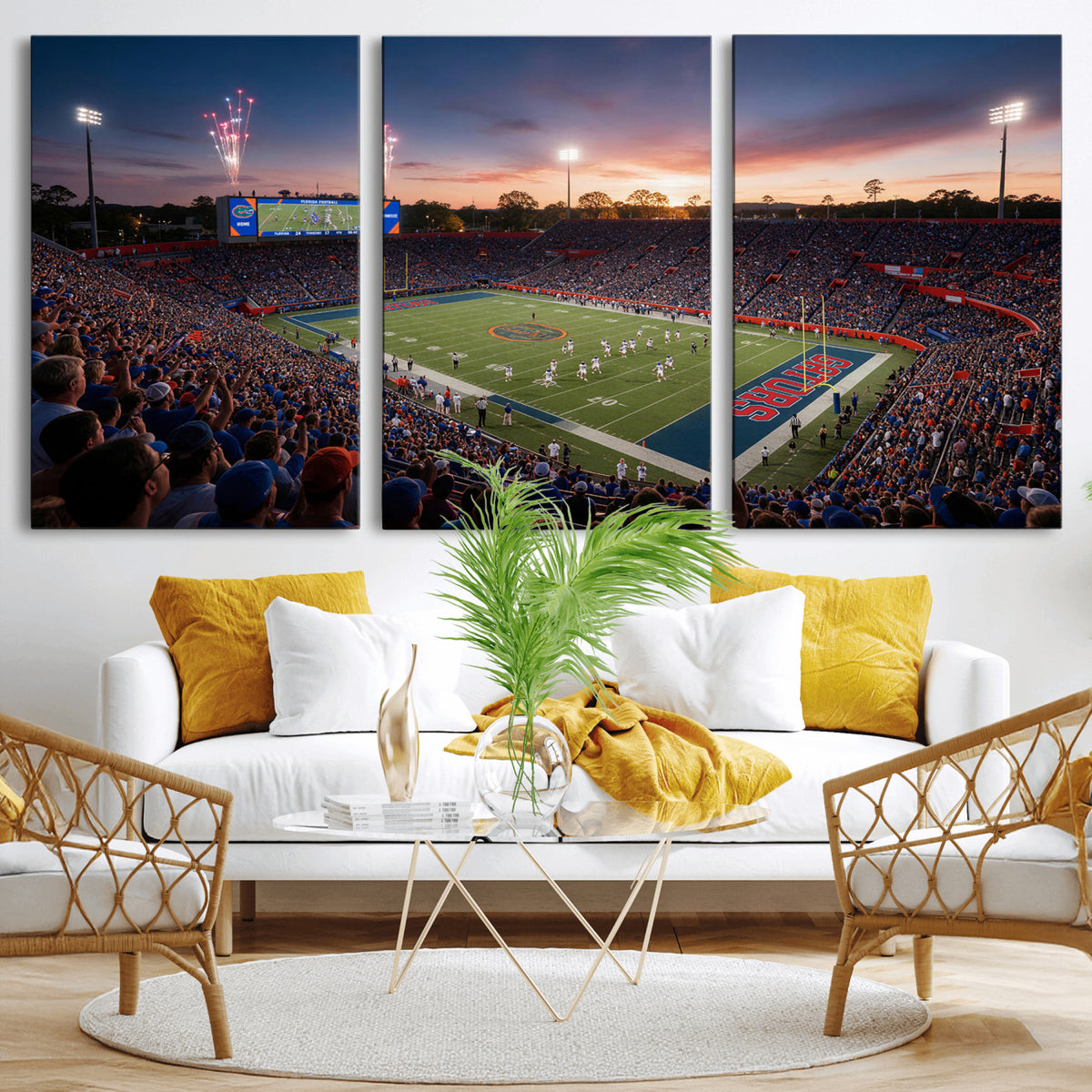 76151234-MGV-CV-36X24 - Stadium Wall Art Canvas Print