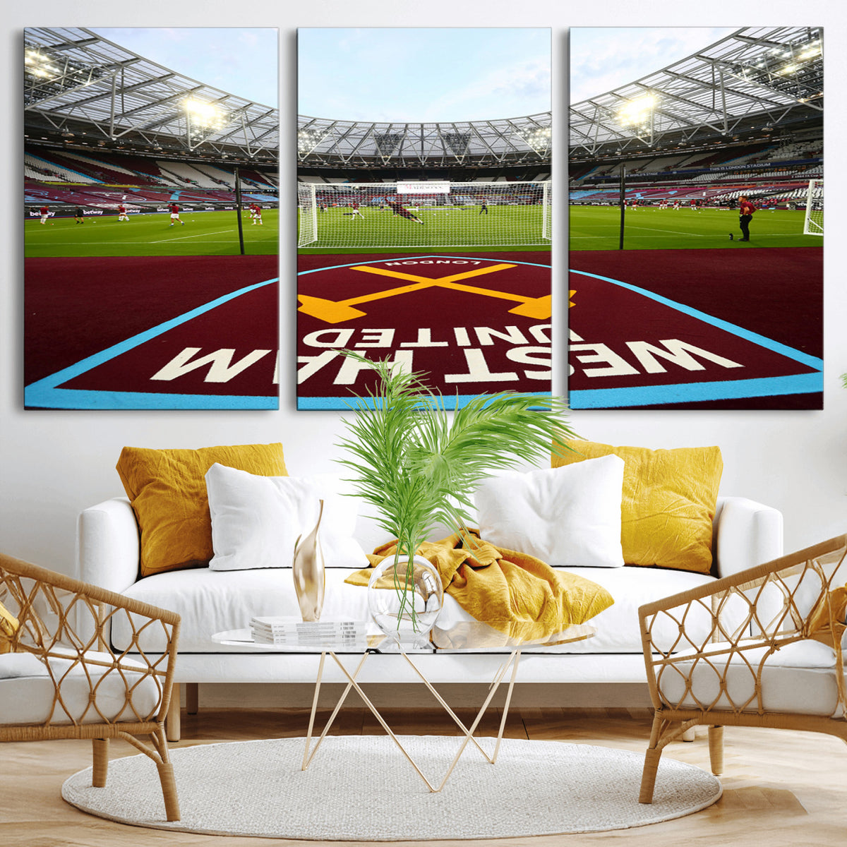 77367-MGV-CV-36X24 - West Ham United FC Stadium Canvas Wall Art, London Stadium