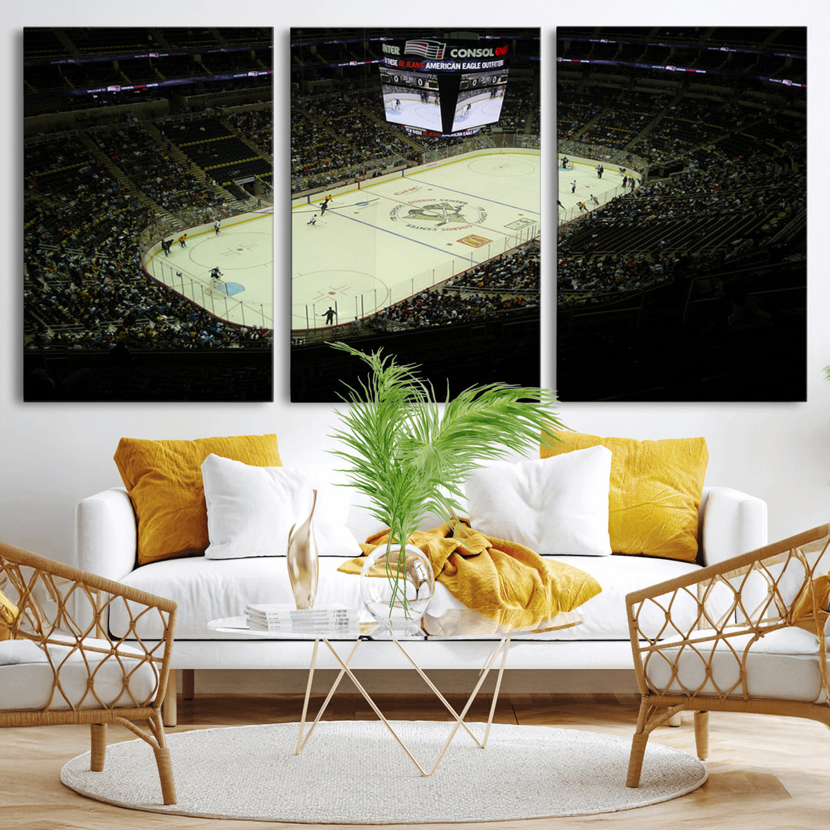 52168-MGV-CV-36X24 - PPG Paints Arena Pennsylvania Pittsburgh Penguins Hockey