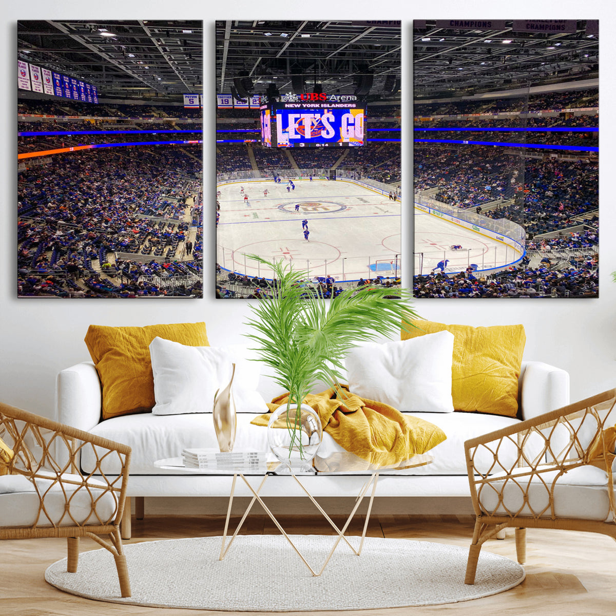 78692-MGV-CV-36X24 - UBS Arena Elmont New York Islanders Ice Hockey Wall Art, UBS Arena Elmont Wall Art Canvas Print