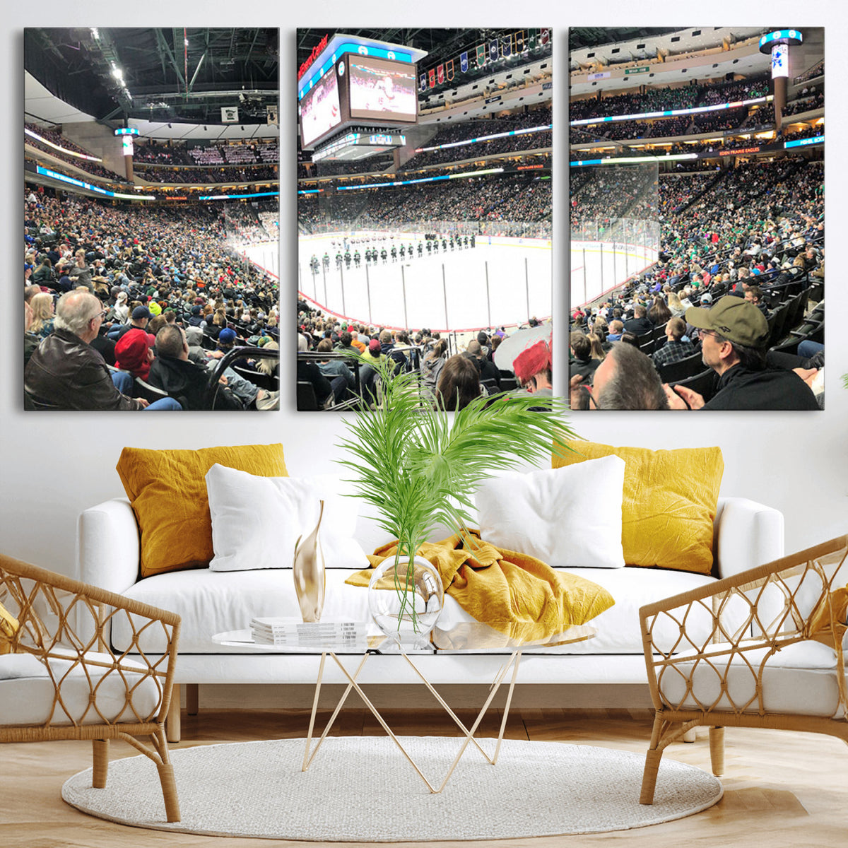 44414-MGV-CV-36X24 - Xcel Energy Center St Paul Minnesota Wild Ice Hockey Stadium