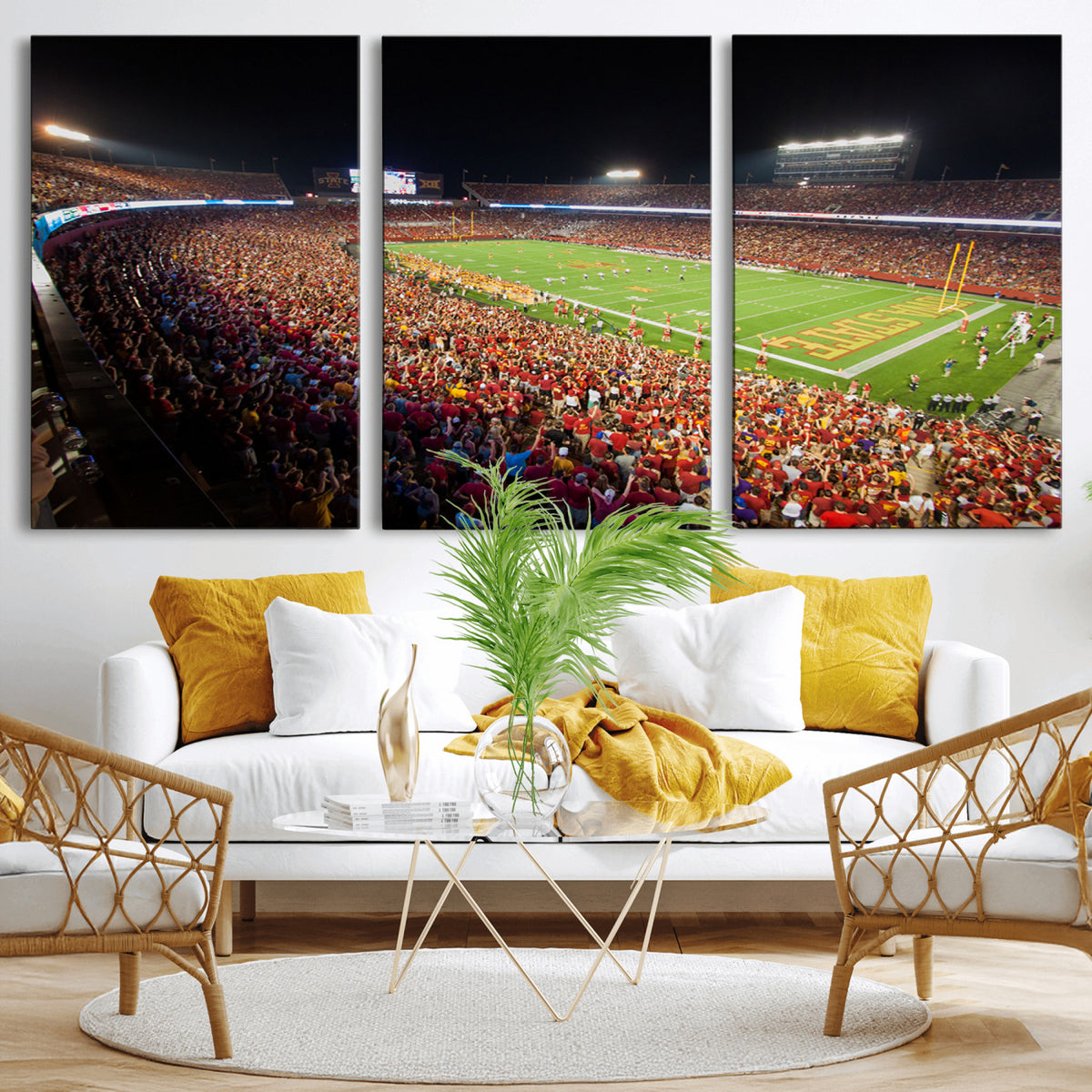 35139-MGV-CV-36X24 - Iowa State University Cyclones Canvas Print, Jack Trice Stadium