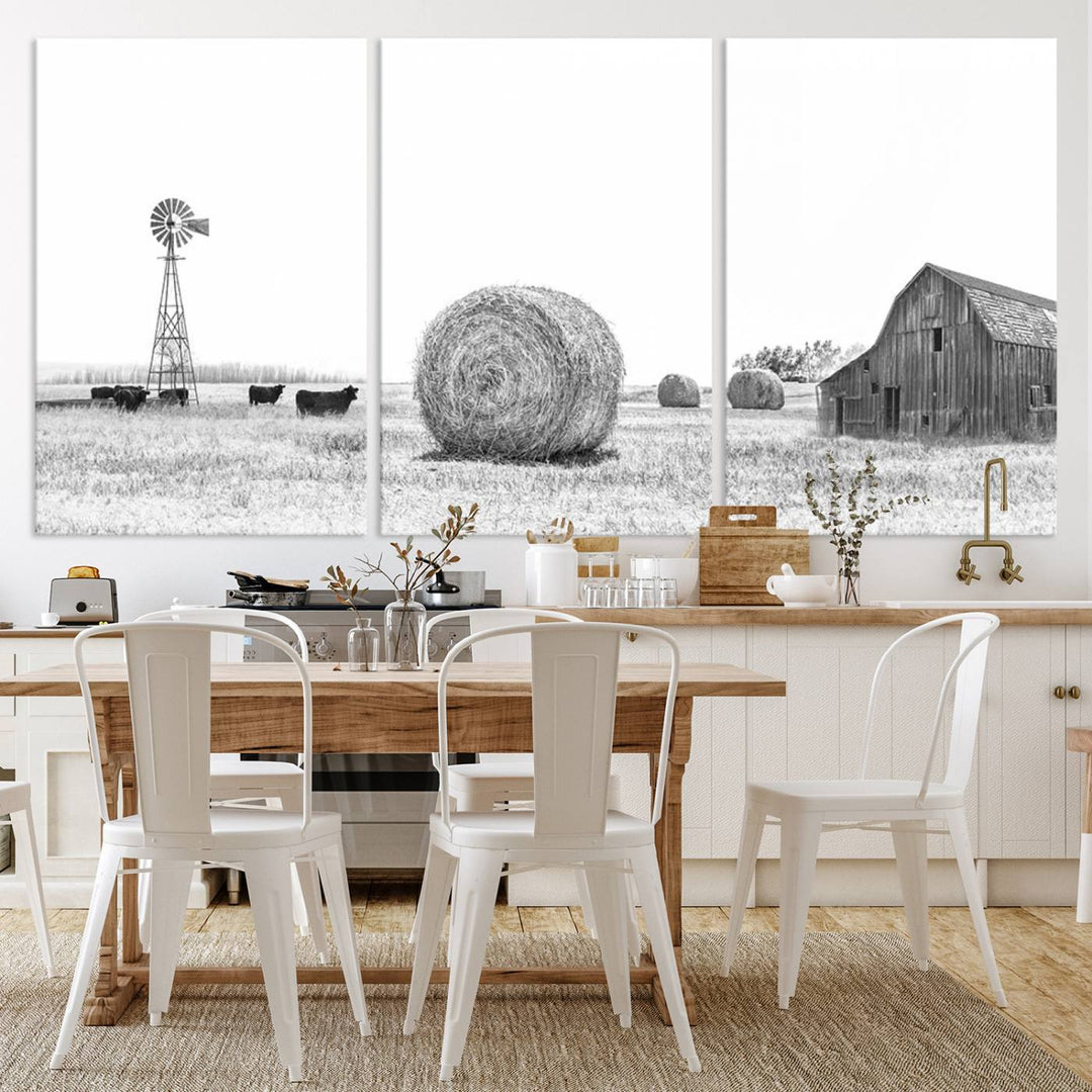 Farmhouse Wall Art Decor Canvas Print