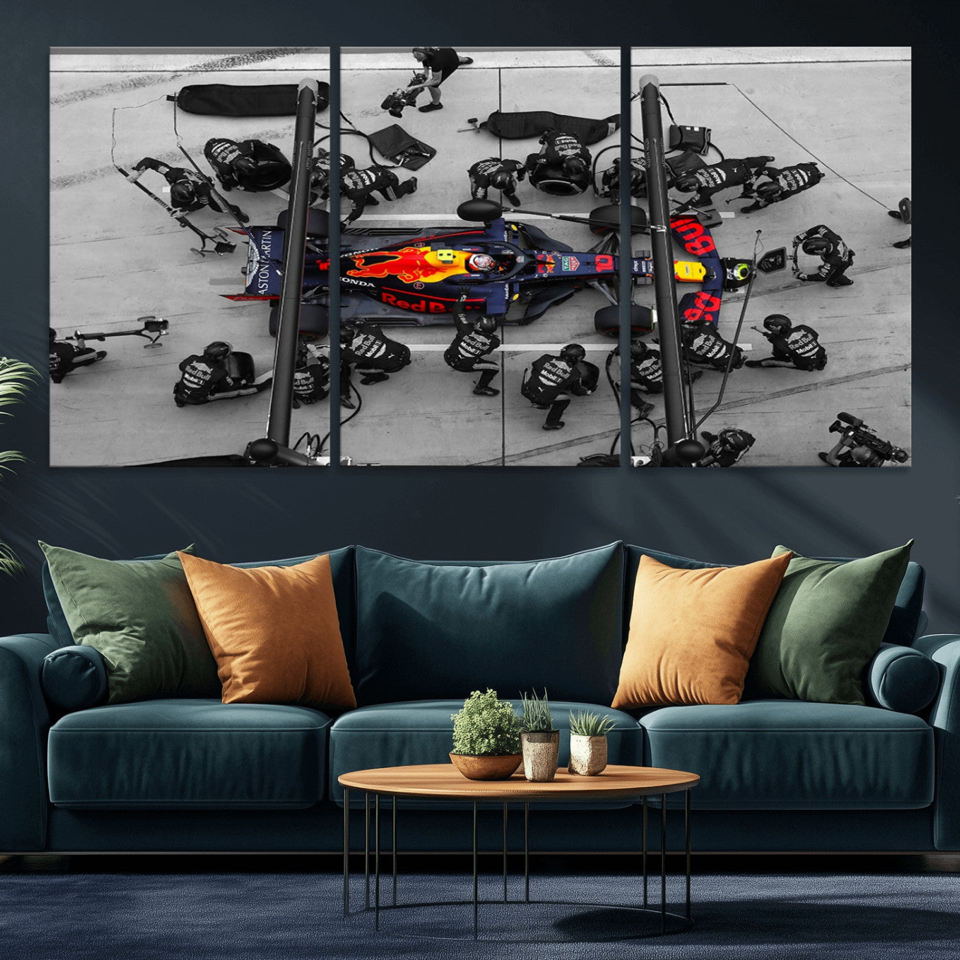 MGV-CV-60X30-3P - RedBull Formula 1 Canvas Wall Art Print
