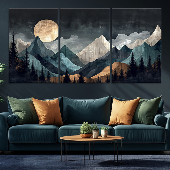Framed Wall Art Canvas Print