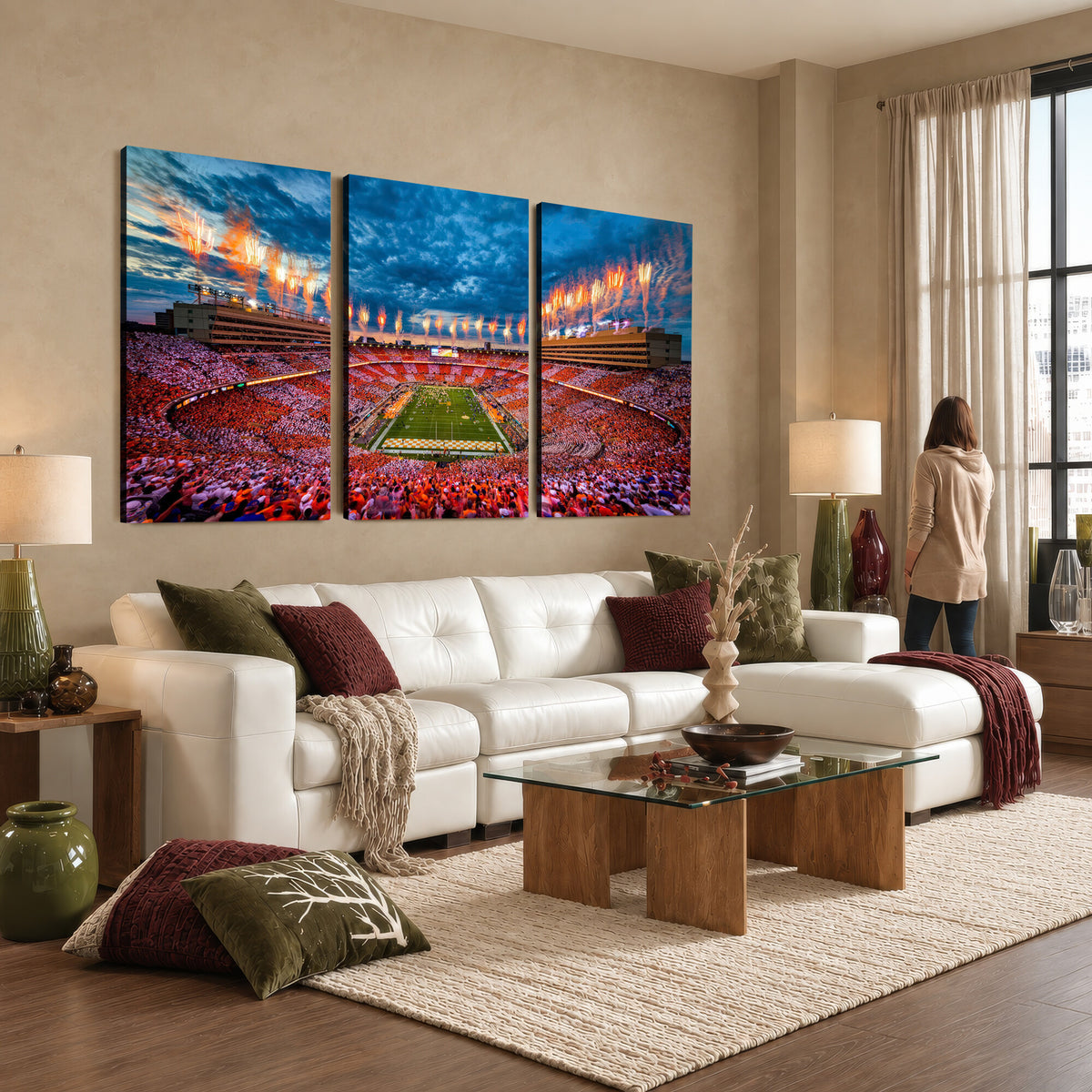 94266219-MGV-CV-36X24 - Tennessee Neyland Stadium Wall Art, Sports Arena Canvas