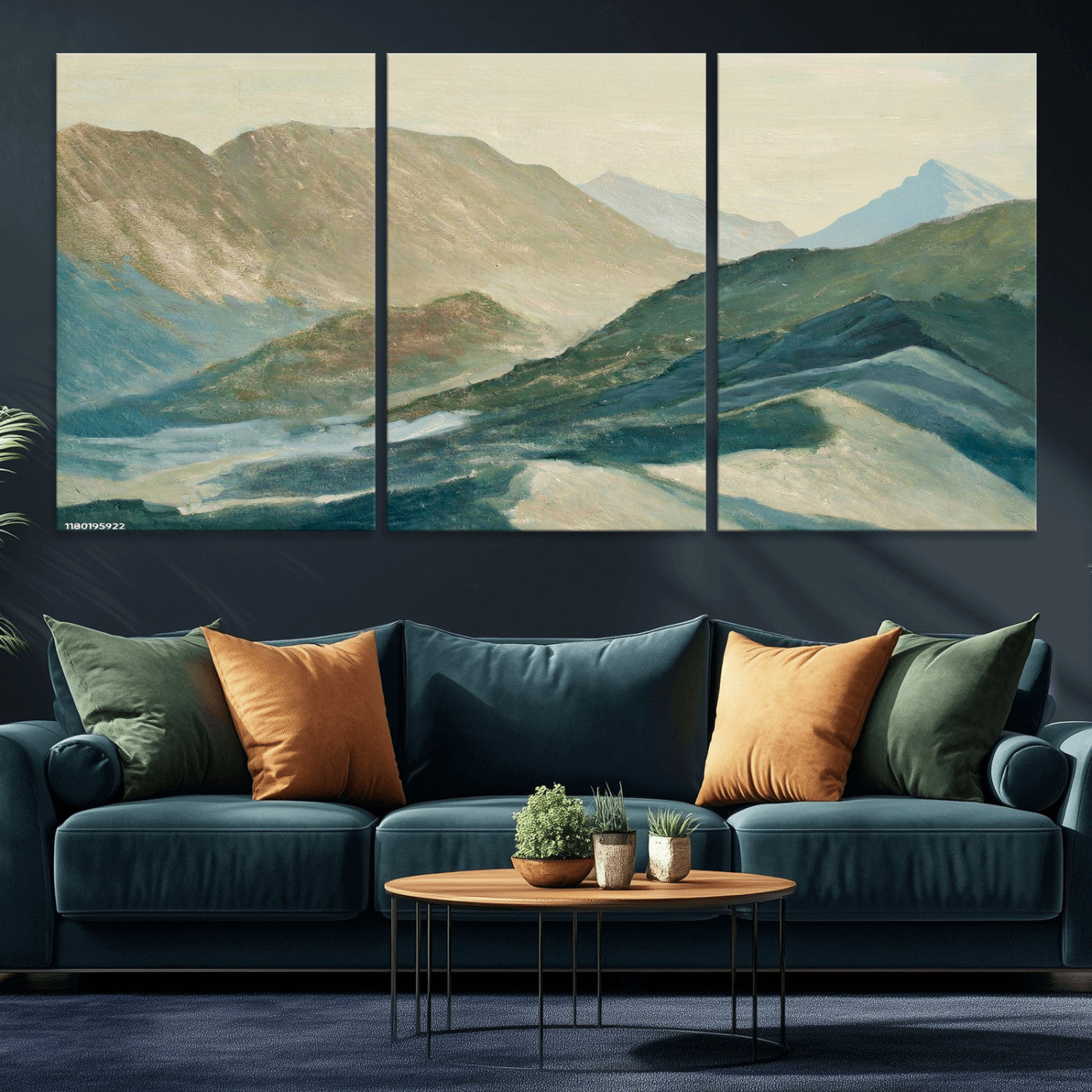 33629523-MGV-CV-36X24 - Shemelina Mountain Landscape, Mountains at Dawn Wall Art Canvas Print