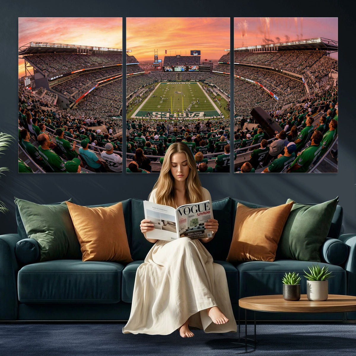24458374-MGV-CV-36X24 - Stadium Wall Art Canvas Print