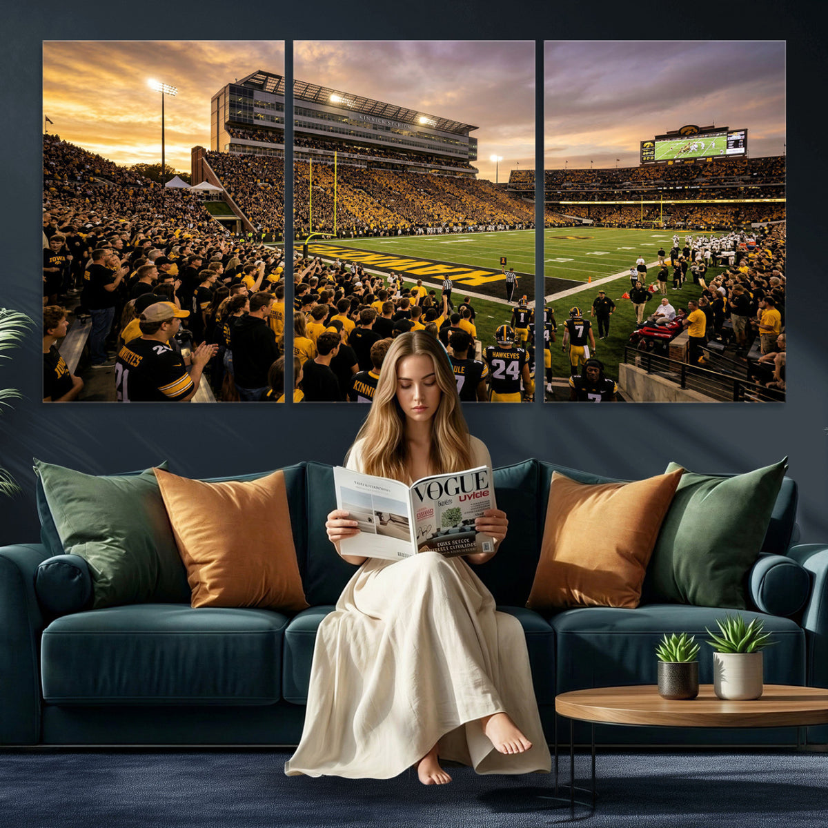 60847729-MGV-CV-36X24 - Stadium Wall Art Canvas Print