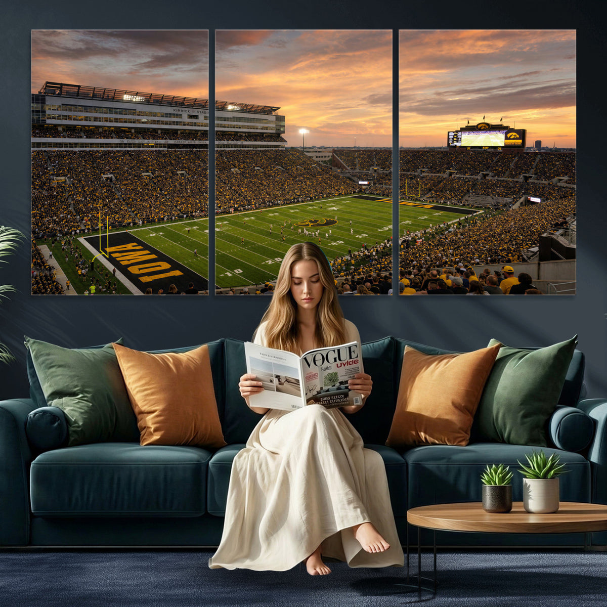 84993181-MGV-CV-36X24 - Stadium Wall Art Canvas Print