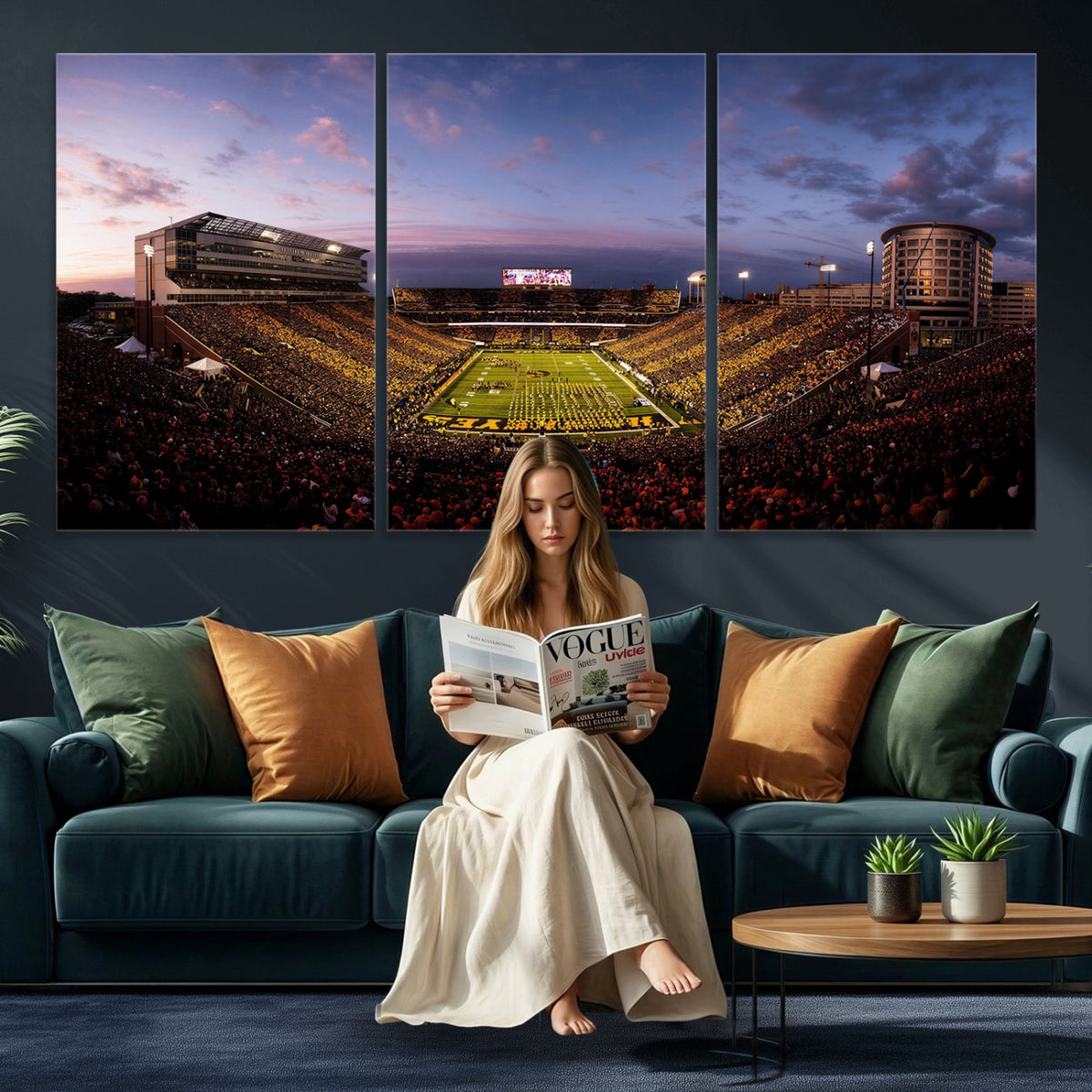 49683861-MGV-CV-36X24 - Stadium Wall Art Canvas Print