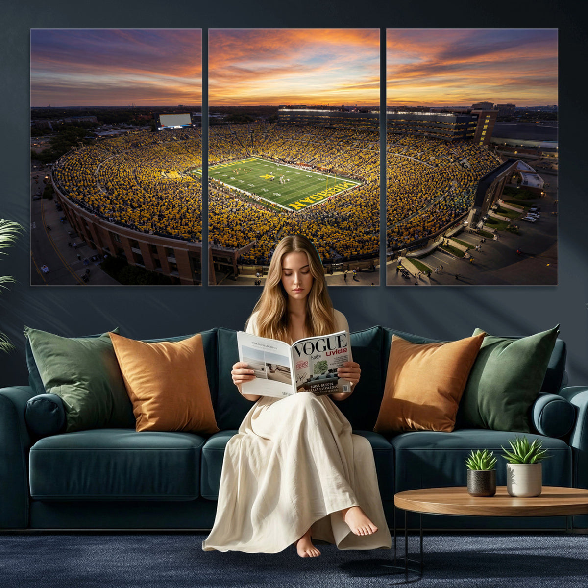 64902586-MGV-CV-36X24 - Stadium Wall Art Canvas Print