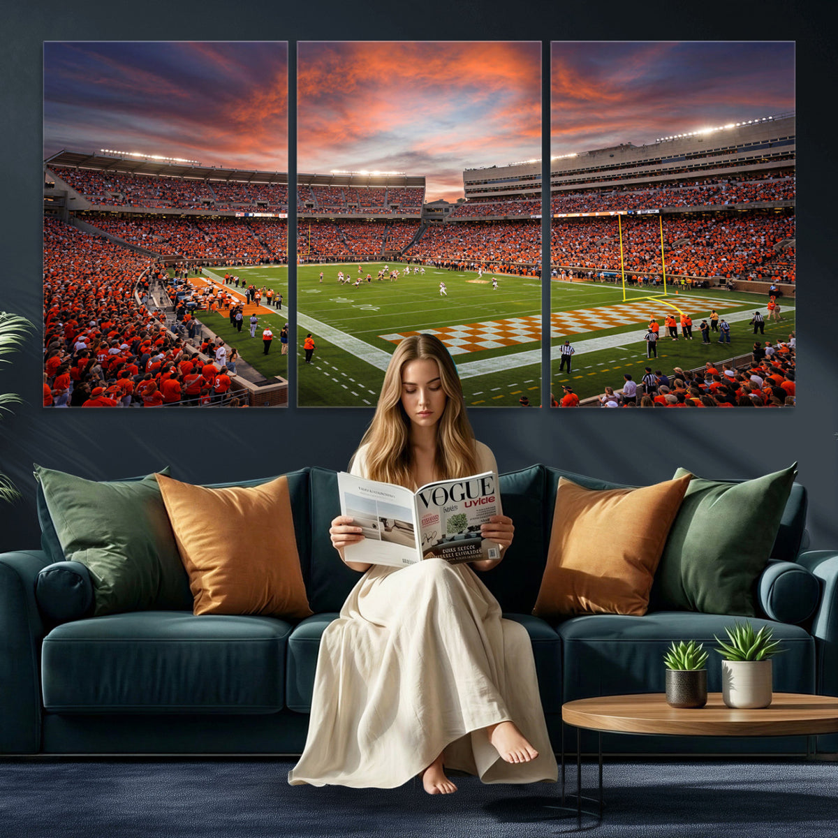 67648335-MGV-CV-36X24 - Stadium Wall Art Canvas Print