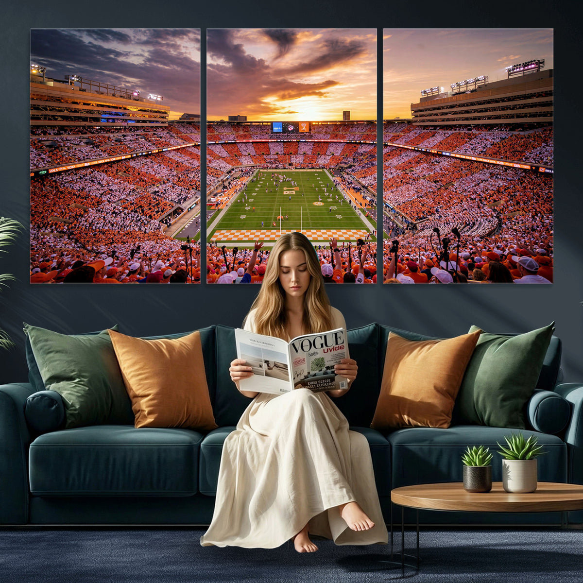 68184875-MGV-CV-36X24 - Stadium Wall Art Canvas Print