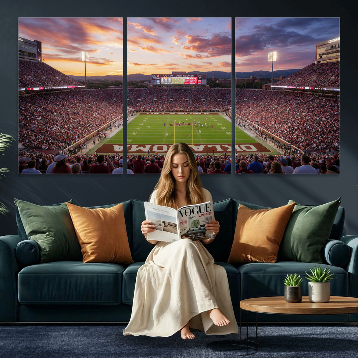18509931-MGV-CV-36X24 - Stadium Wall Art Canvas Print