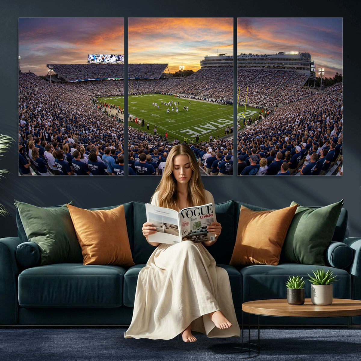 29008668-MGV-CV-36X24 - Stadium Wall Art Canvas Print