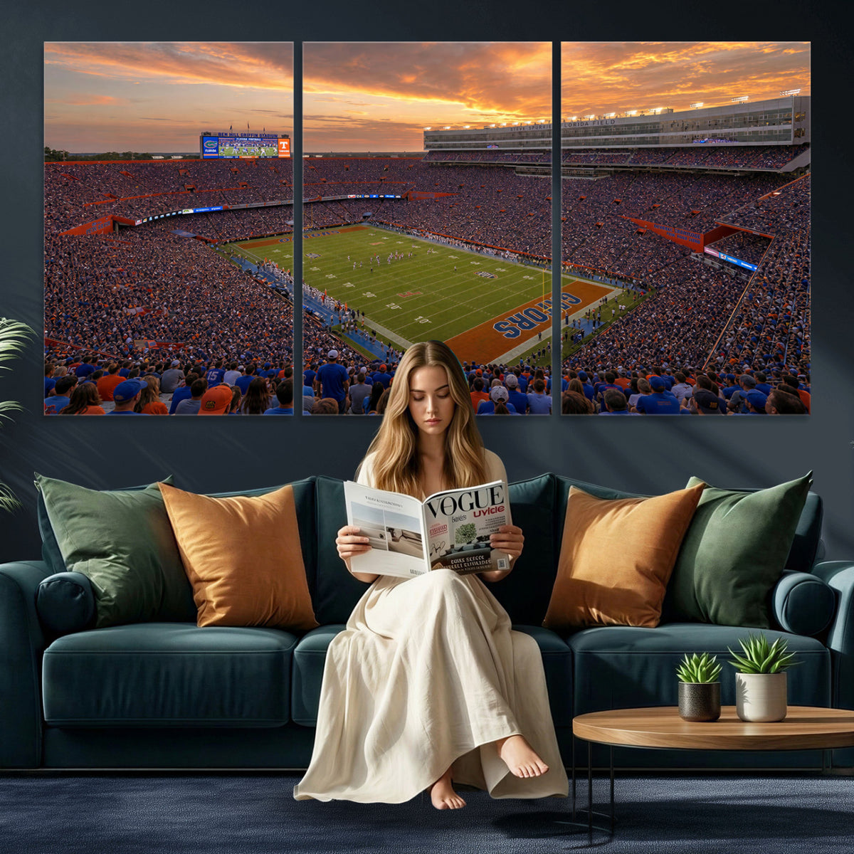 48009171-MGV-CV-36X24 - Stadium Wall Art Canvas Print