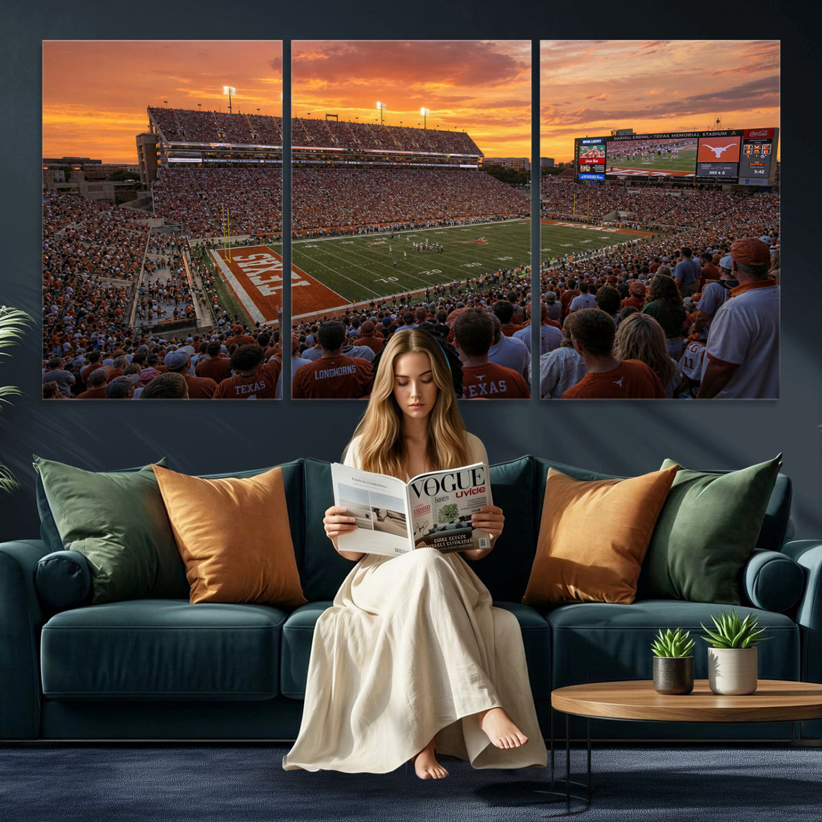 50466060-MGV-CV-36X24 - Stadium Wall Art Canvas Print