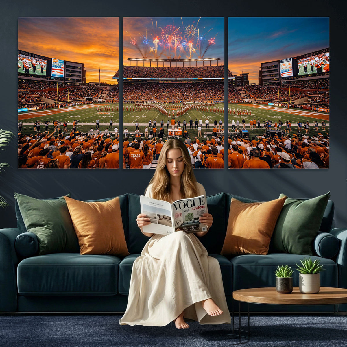 75031291-MGV-CV-36X24 - Stadium Wall Art Canvas Print