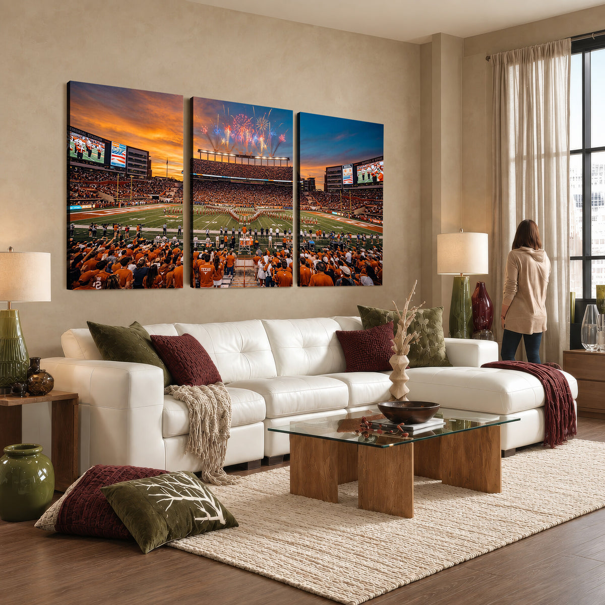 75031291-MGV-CV-36X24 - Stadium Wall Art Canvas Print