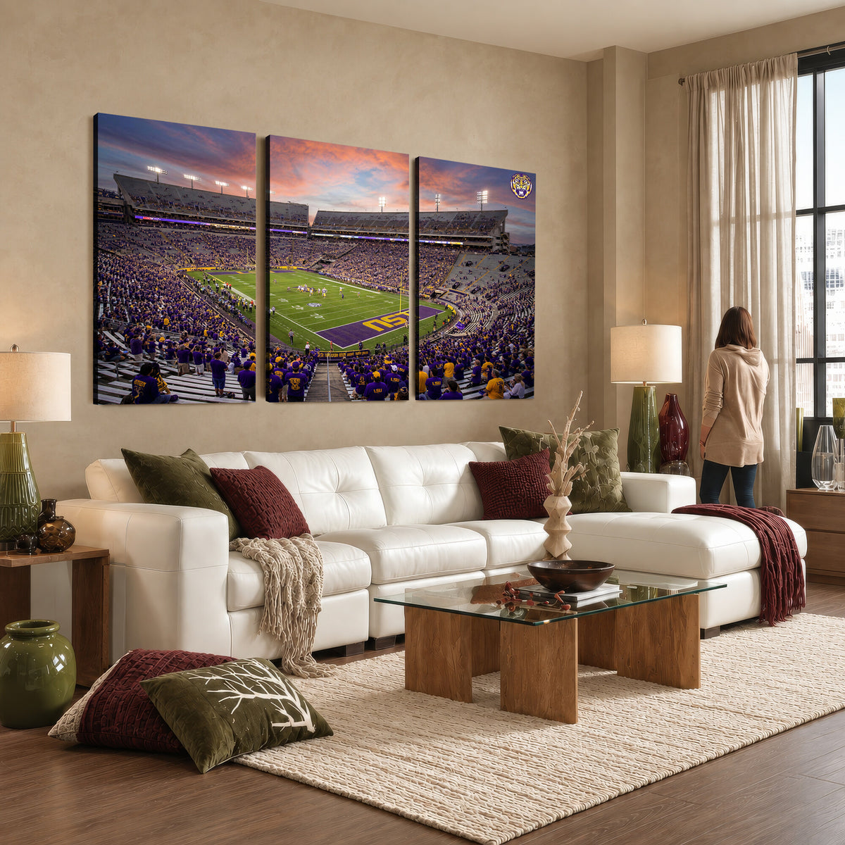 20281385-MGV-CV-36X24 - Stadium Wall Art Canvas Print