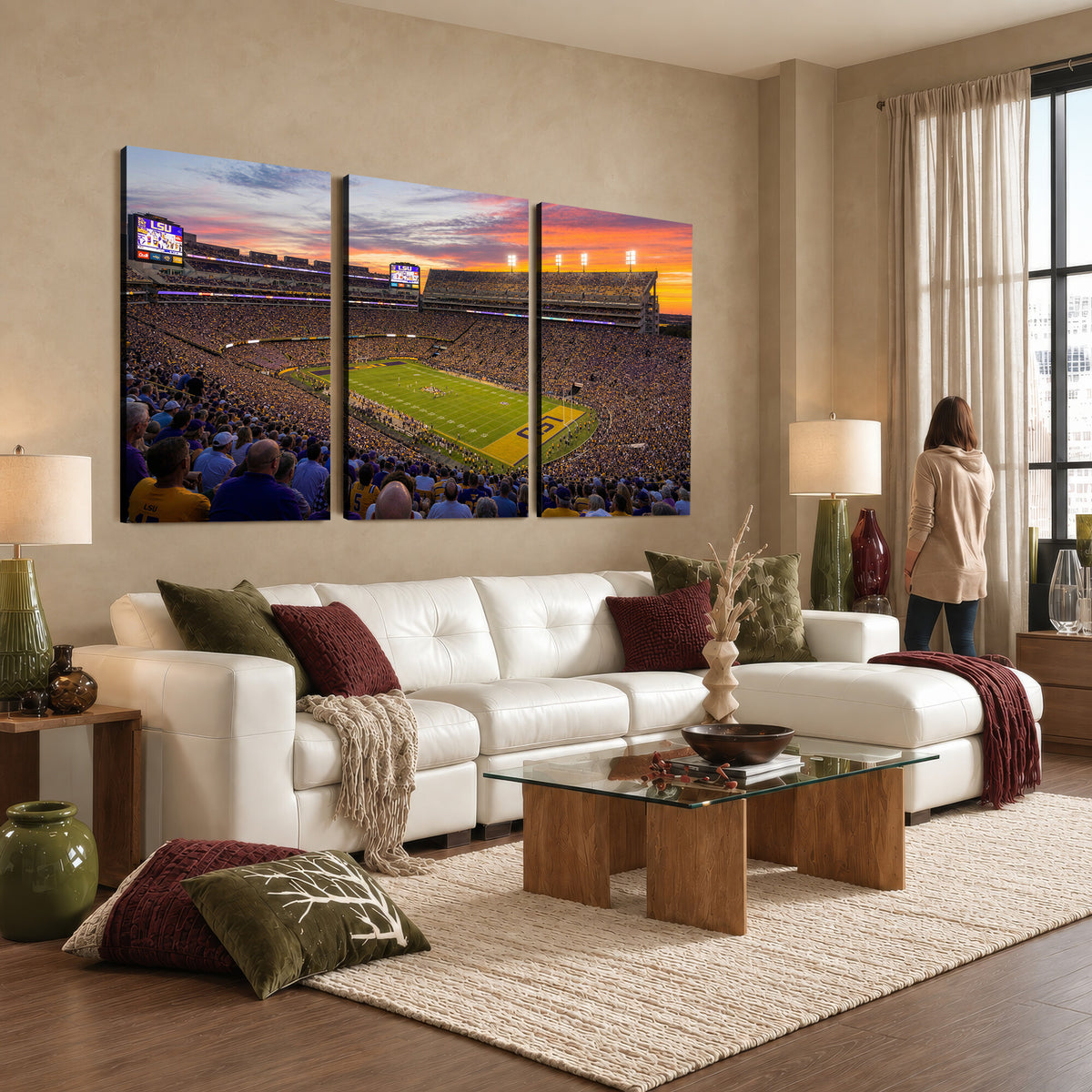 91303167-MGV-CV-36X24 - Stadium Wall Art Canvas Print