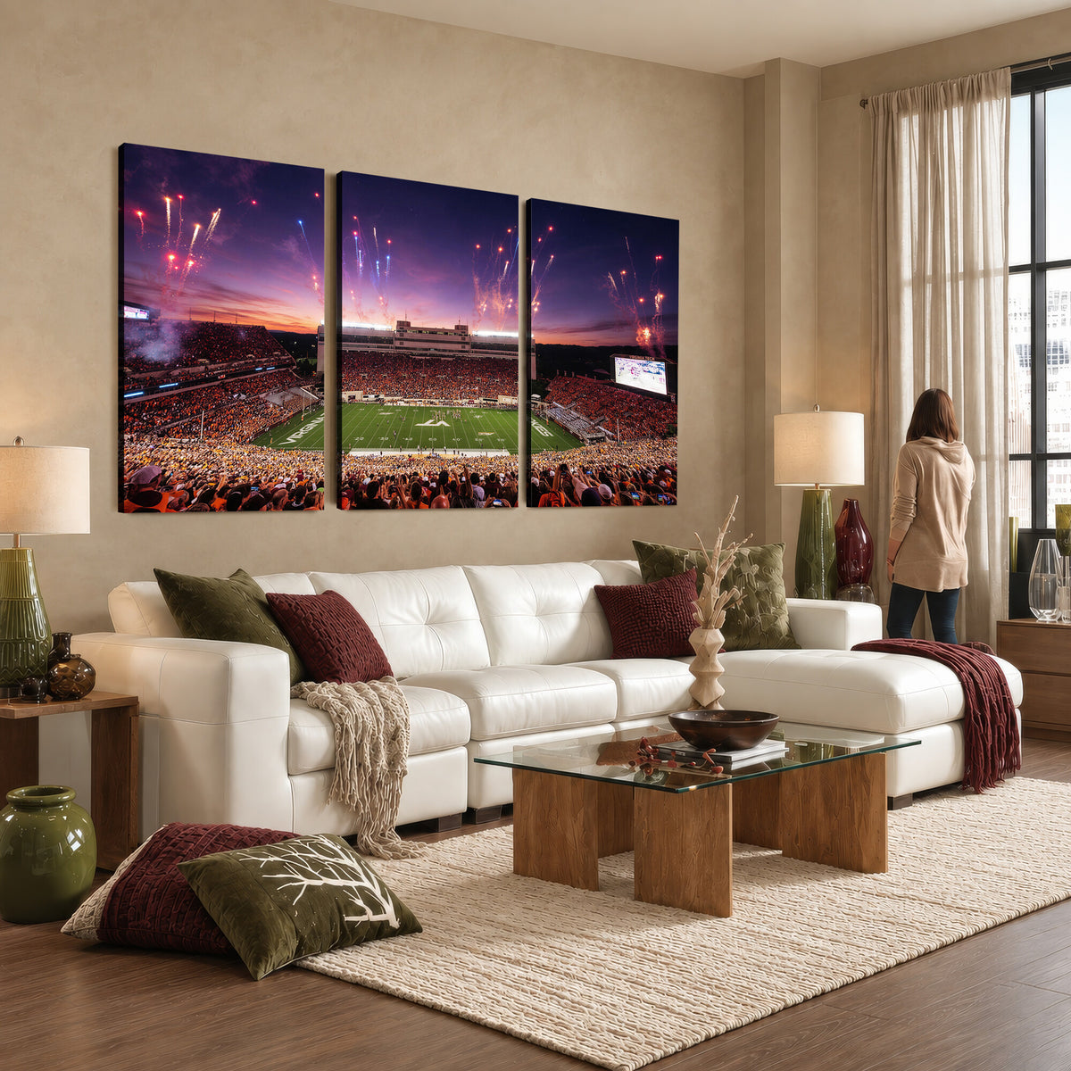 57314829-MGV-CV-36X24 - Stadium Wall Art Canvas Print