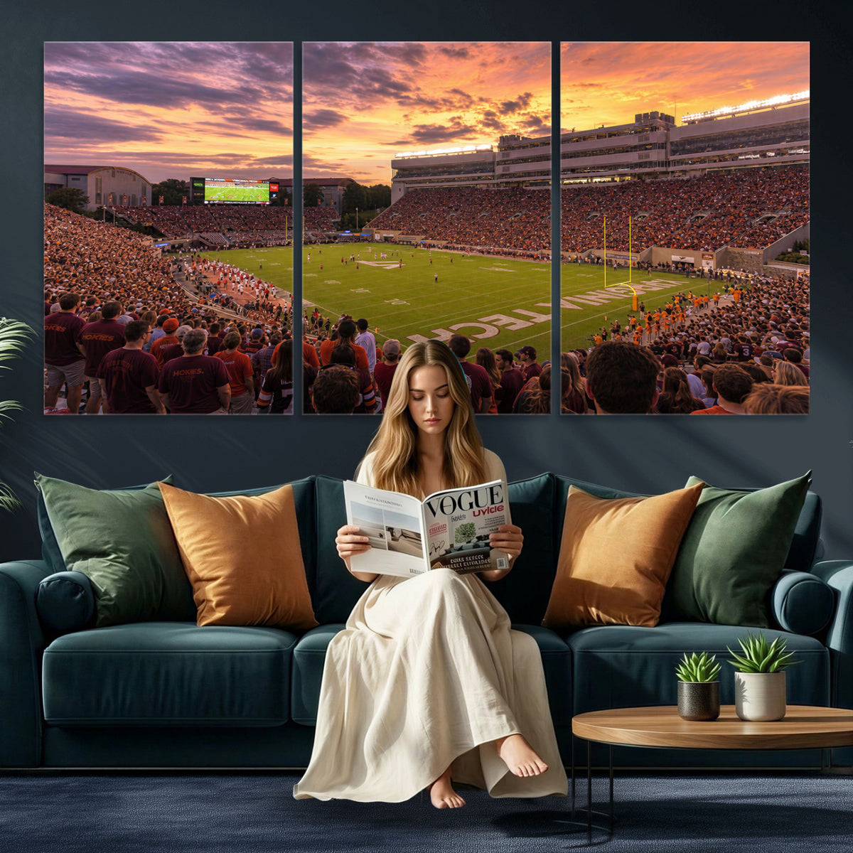 20221405-MGV-CV-36X24 - Stadium Wall Art Canvas Print