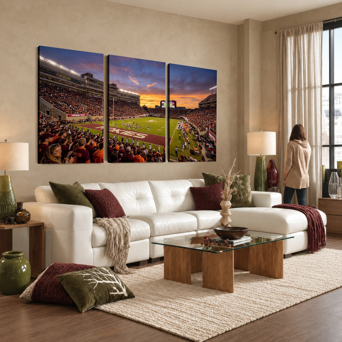 87141841-MGV-CV-36X24 - Stadium Wall Art Canvas Print