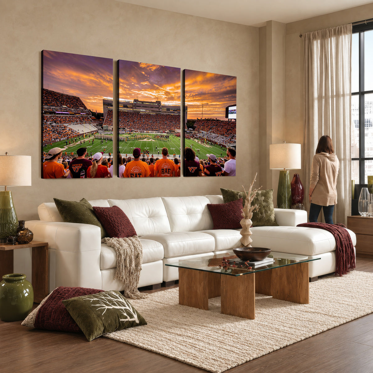 25873880-MGV-CV-36X24 - Stadium Wall Art Canvas Print