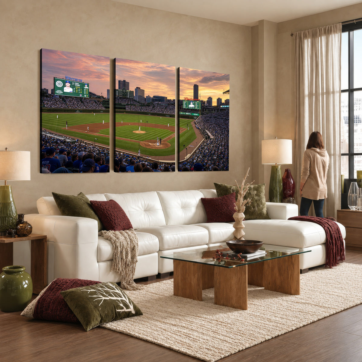 41641466-MGV-CV-36X24 - Stadium Wall Art Canvas Print