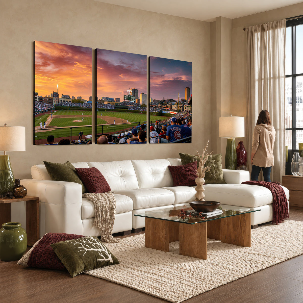 94073020-MGV-CV-36X24 - Stadium Wall Art Canvas Print