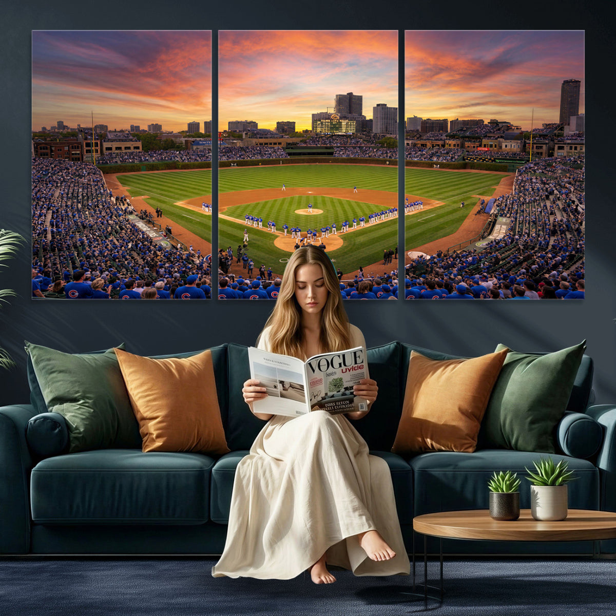 42812246-MGV-CV-36X24 - Stadium Wall Art Canvas Print