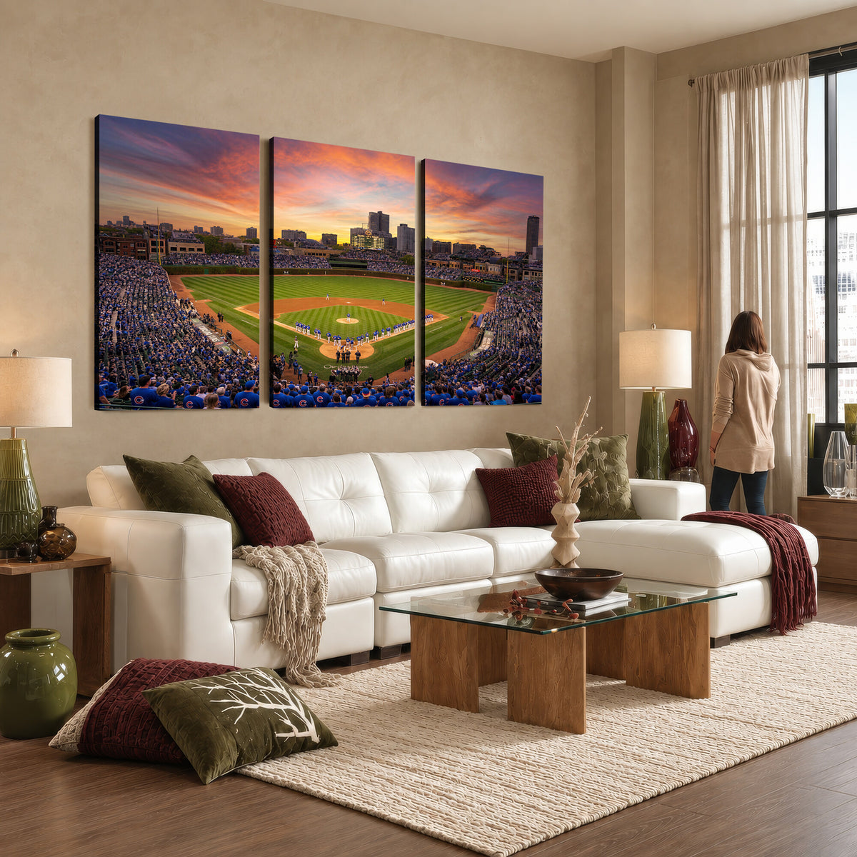 42812246-MGV-CV-36X24 - Stadium Wall Art Canvas Print
