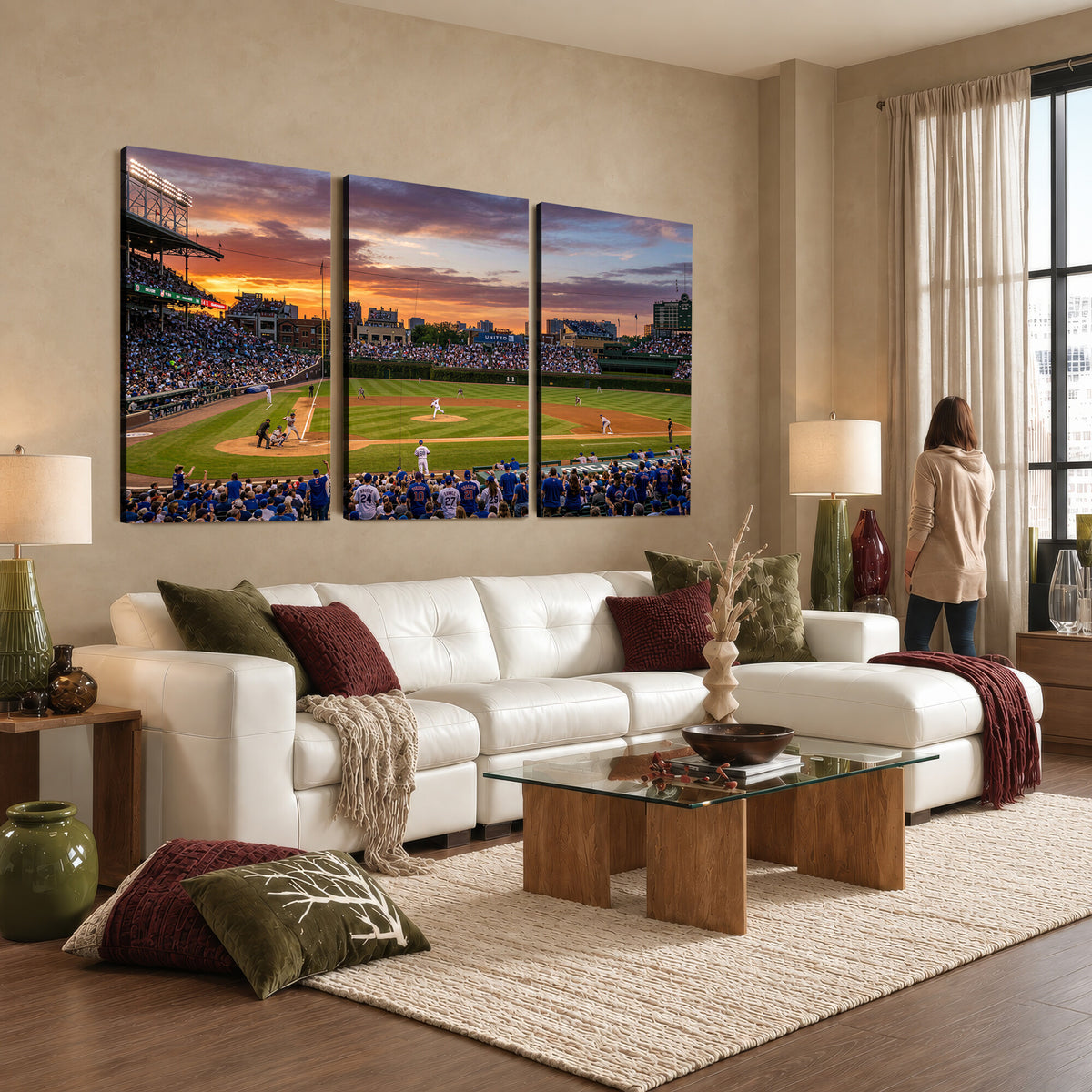 71103551-MGV-CV-36X24 - Stadium Wall Art Canvas Print