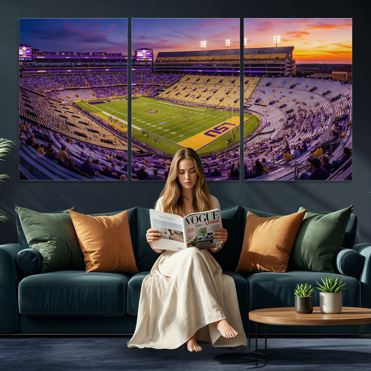 21378512-MGV-CV-36X24 - Stadium Wall Art Canvas Print