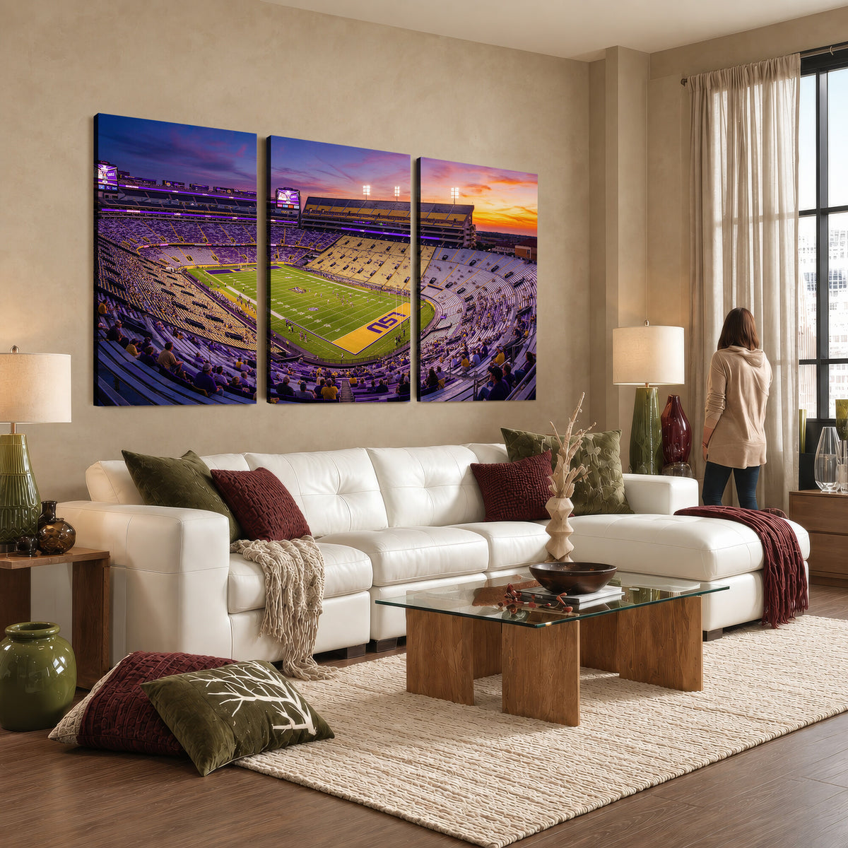 21378512-MGV-CV-36X24 - Stadium Wall Art Canvas Print