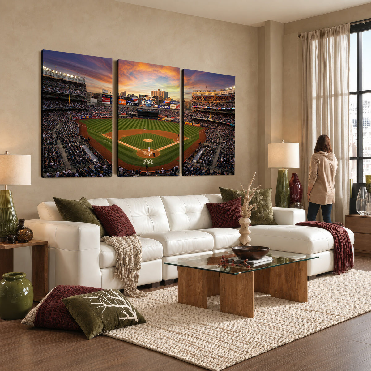71157927-MGV-CV-36X24 - Stadium Wall Art Canvas Print