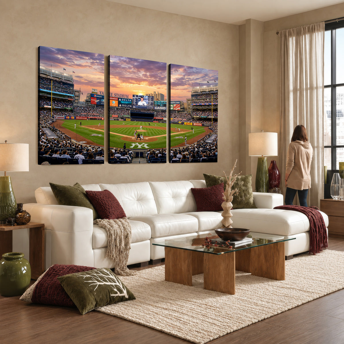 26297292-MGV-CV-36X24 - Stadium Wall Art Canvas Print
