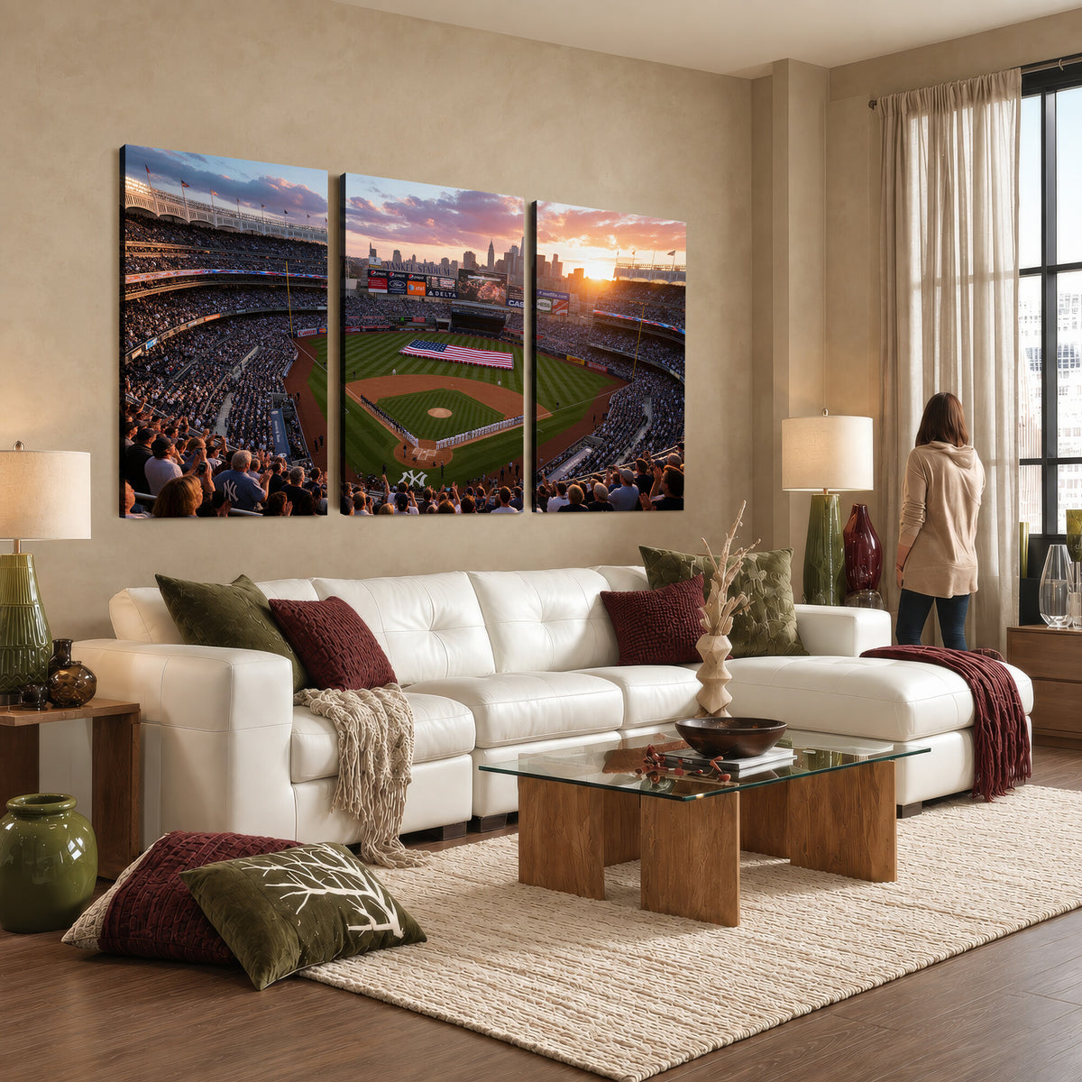 43632742-MGV-CV-36X24 - Stadium Wall Art Canvas Print