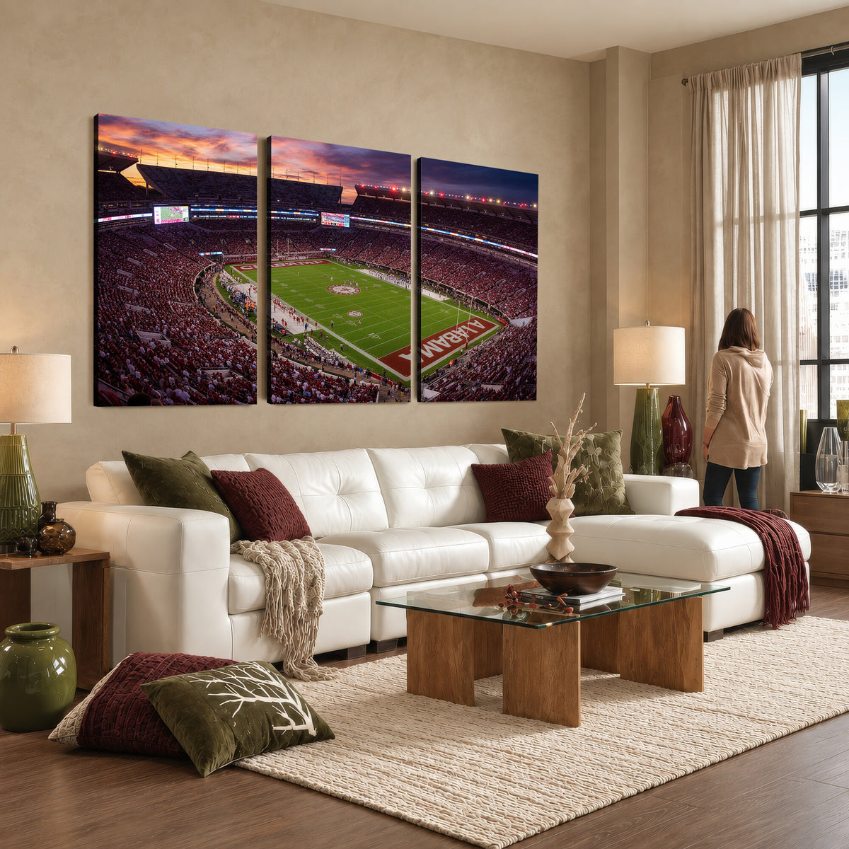 59537492-MGV-CV-36X24 - Stadium Wall Art Canvas Print