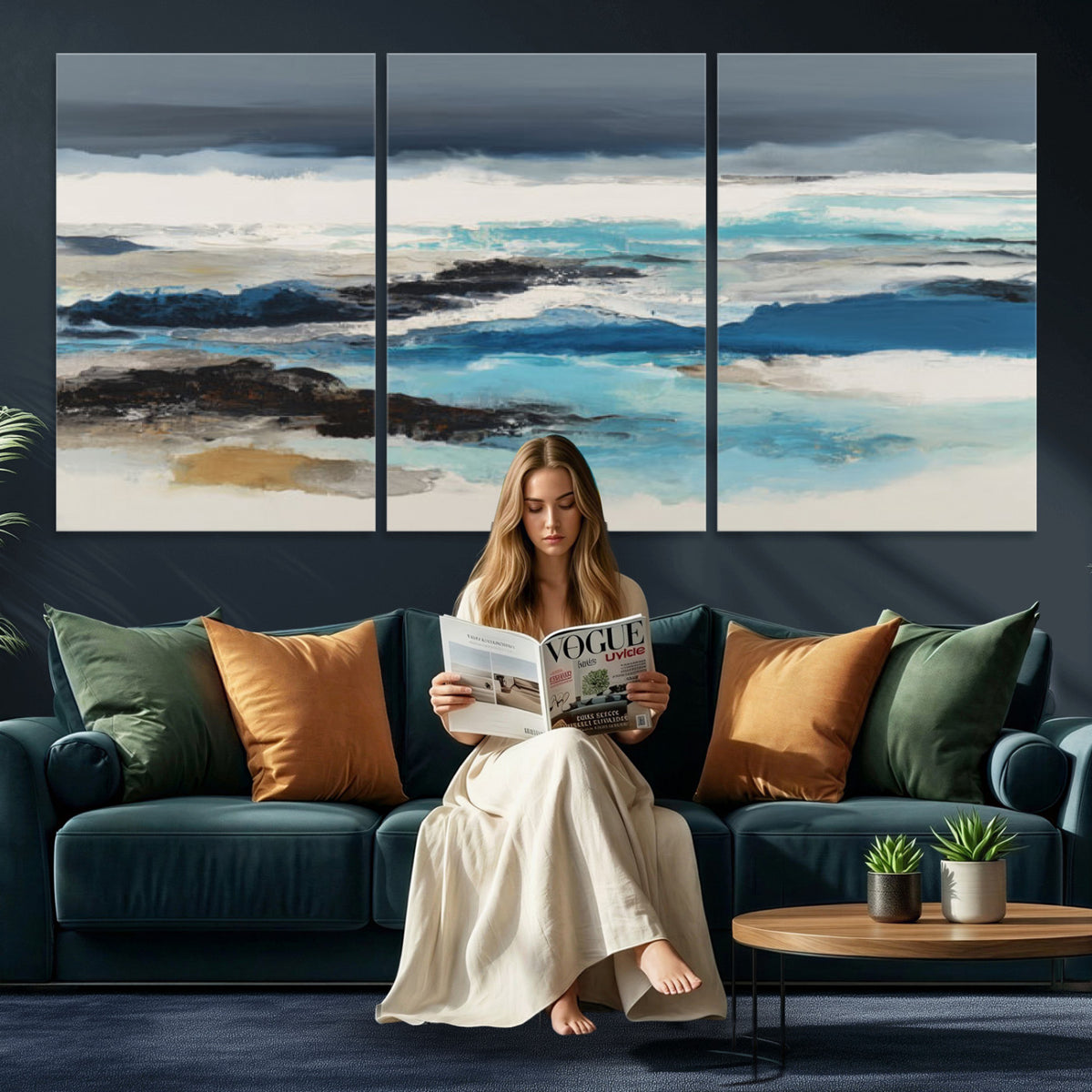 53645131-_Poster-30x20 - Extra Large Abstract Wall Art Canvas Print
