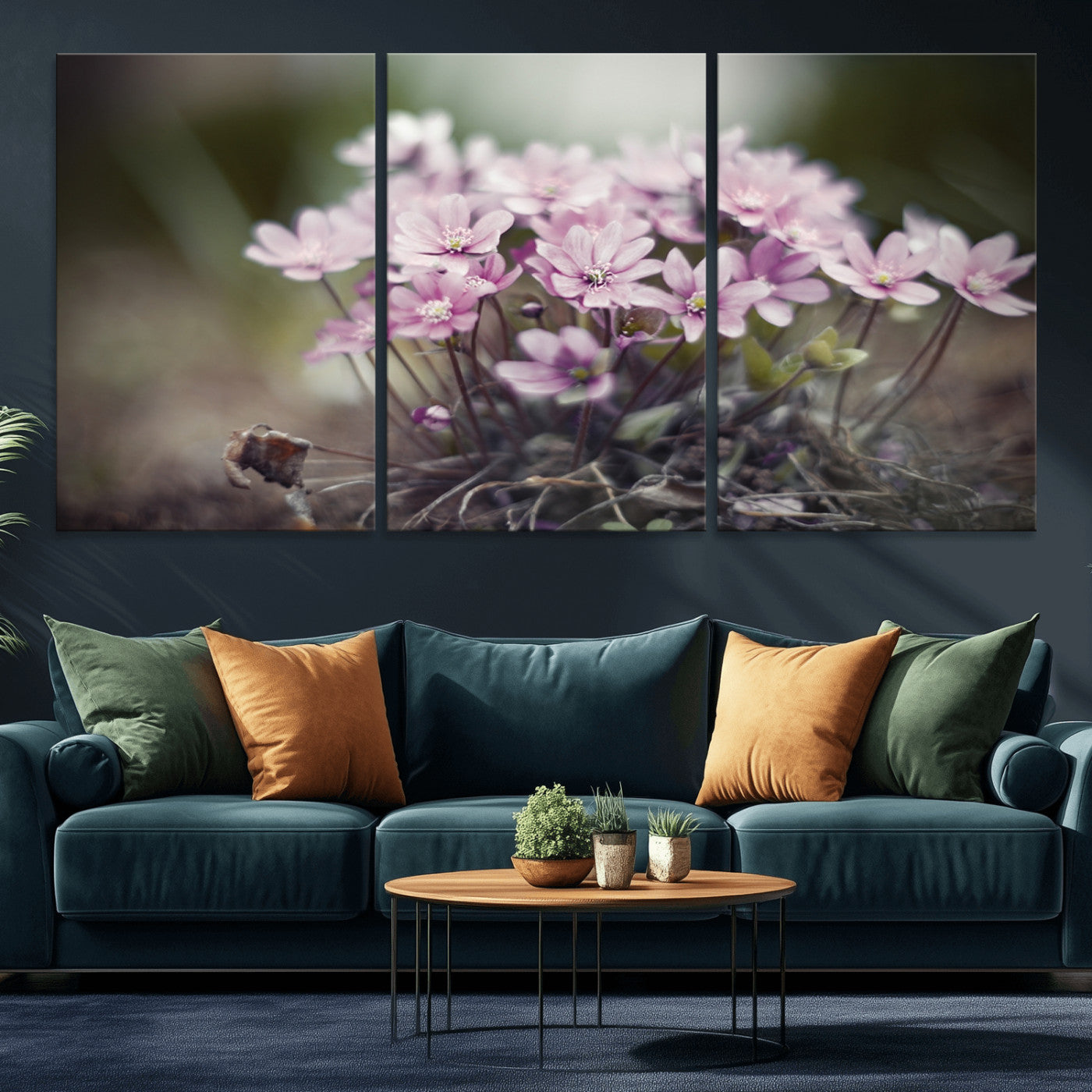 MGV-CV-60X30-3P - Pink Wild Flower Canvas Print