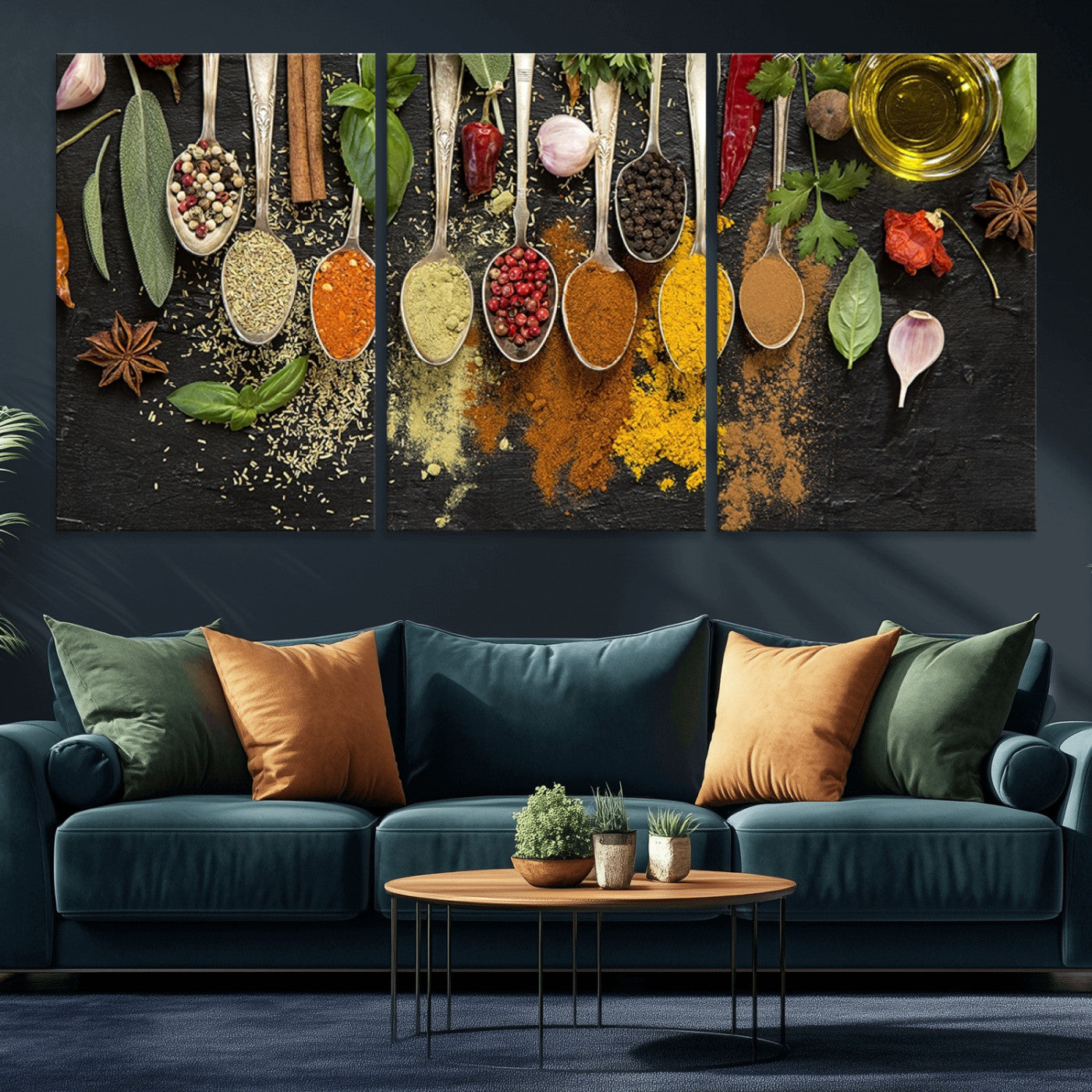MGV-CV-60X30-3P - Spices Wall Art Canvas Print