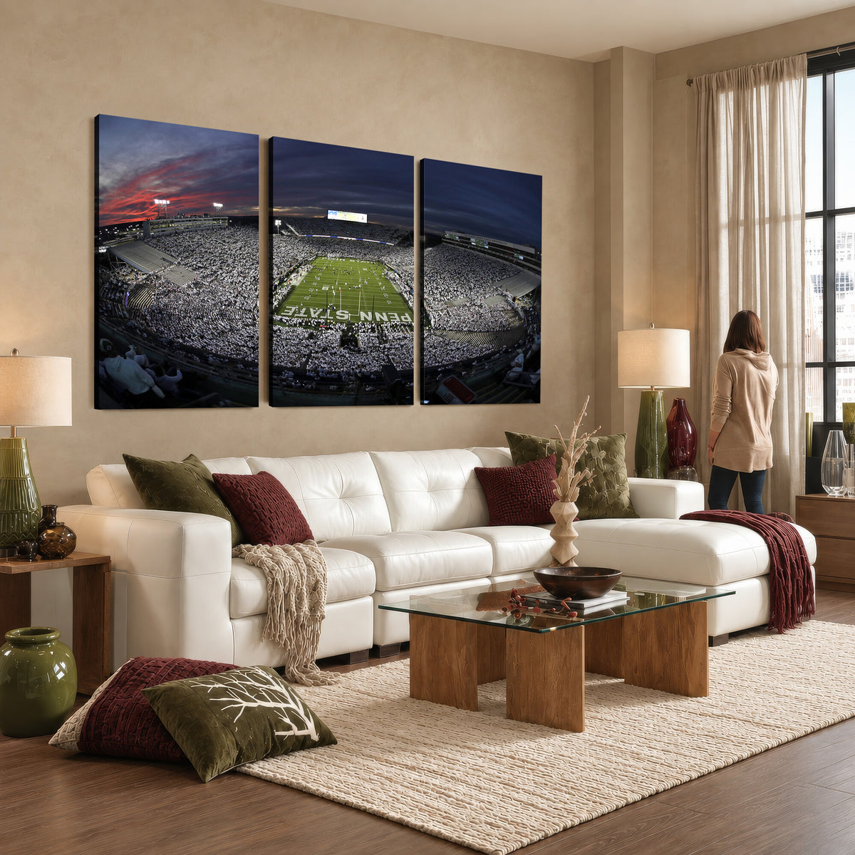 59877-MGV-CV-36X24 - Penn State University Nittany Lions Football Team Print